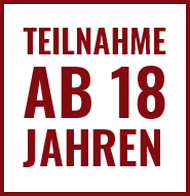 Teilnahme ab 18 Jahren
